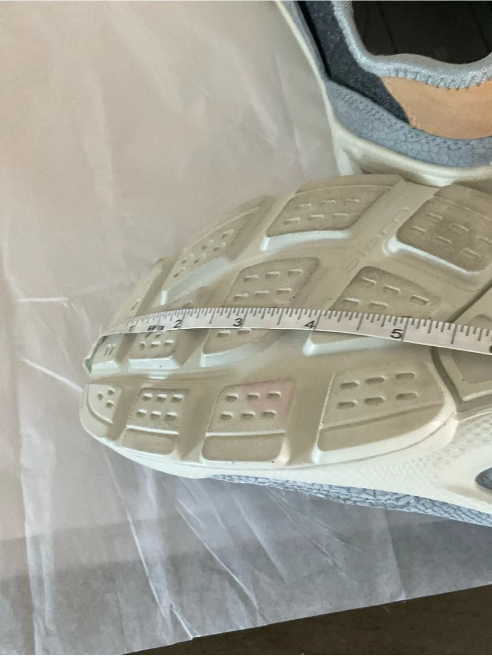 Comfort Walking Women Size 8.5 ECCO Biom Lite Slip On Gray Blue Sneakers